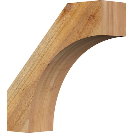 Ekena Millwork 4"W x 14"D x 14"H Westlake Rough Sawn Knee Brace, Western Red Cedar BRC04X14X14WTL00RWR